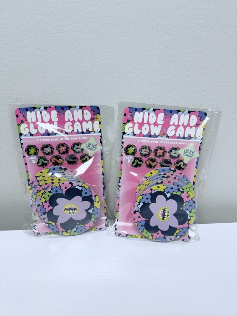 Glow in the Dark Light Game with 16 Flower Design Pieces from Target Bullseye's